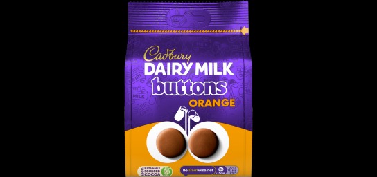 An orangey representation of Cadbury, and better