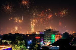 Views that you can experience when you get an eVisa for India during Diwali