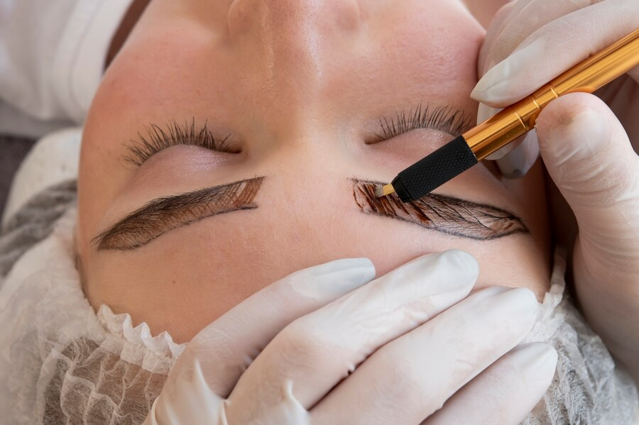 ongoing eyebrow embroidery in Toa Payoh